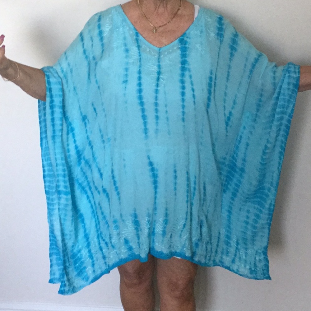 Indian Tropical Fashion Shortie Coverup Tunic